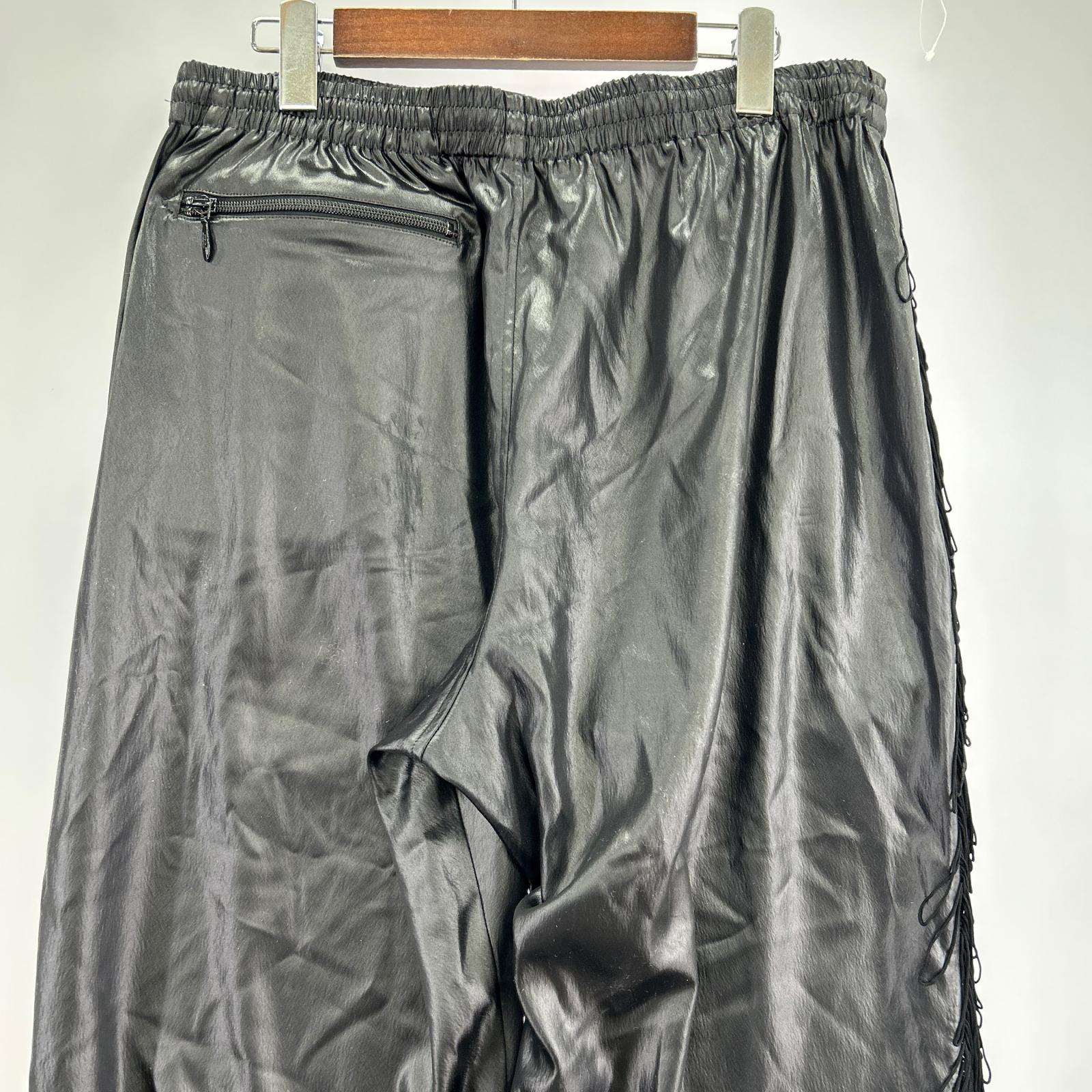 パンツ FRINGE BOOT-CUT TRACK PANT/ブラック L ブラック
