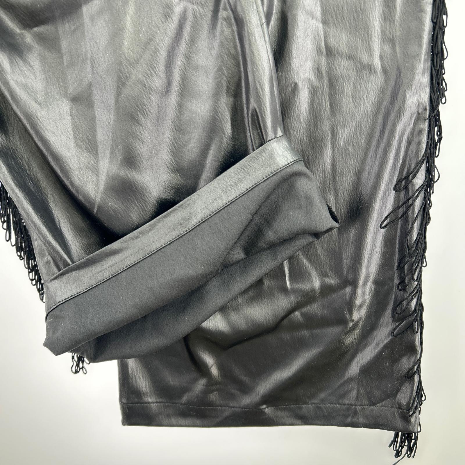 パンツ FRINGE BOOT-CUT TRACK PANT/ブラック L ブラック