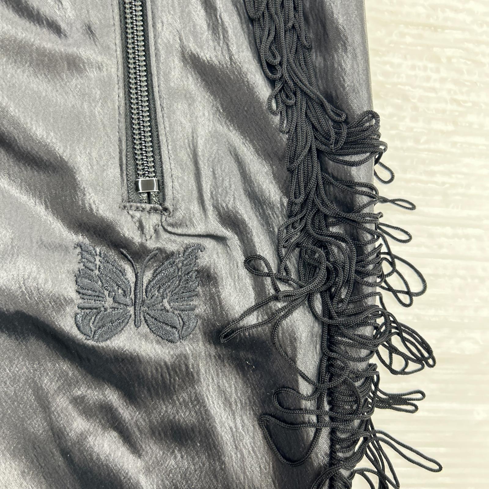 パンツ FRINGE BOOT-CUT TRACK PANT/ブラック L ブラック