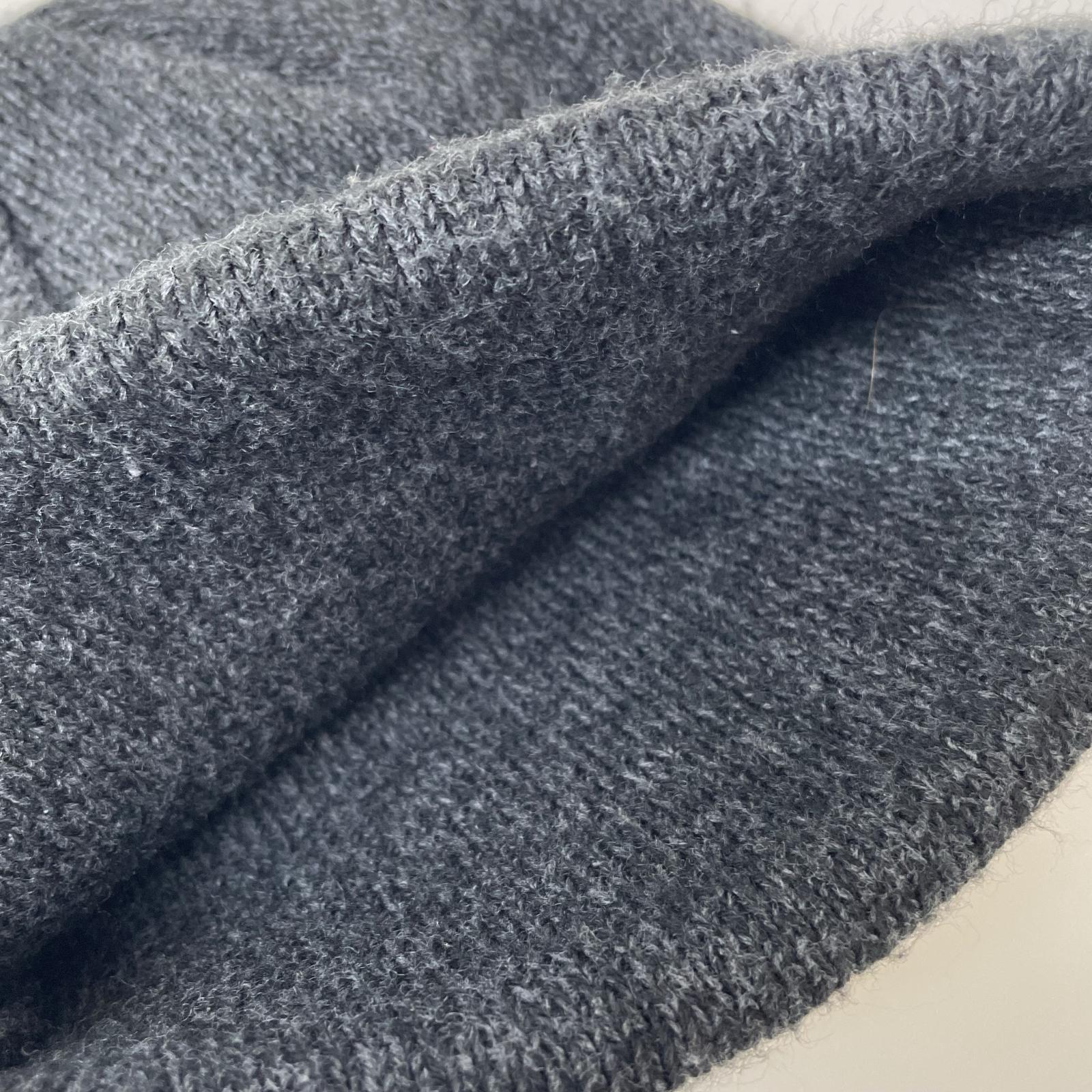 ニットキャップ ×NEW ERA small boxlogo グレー