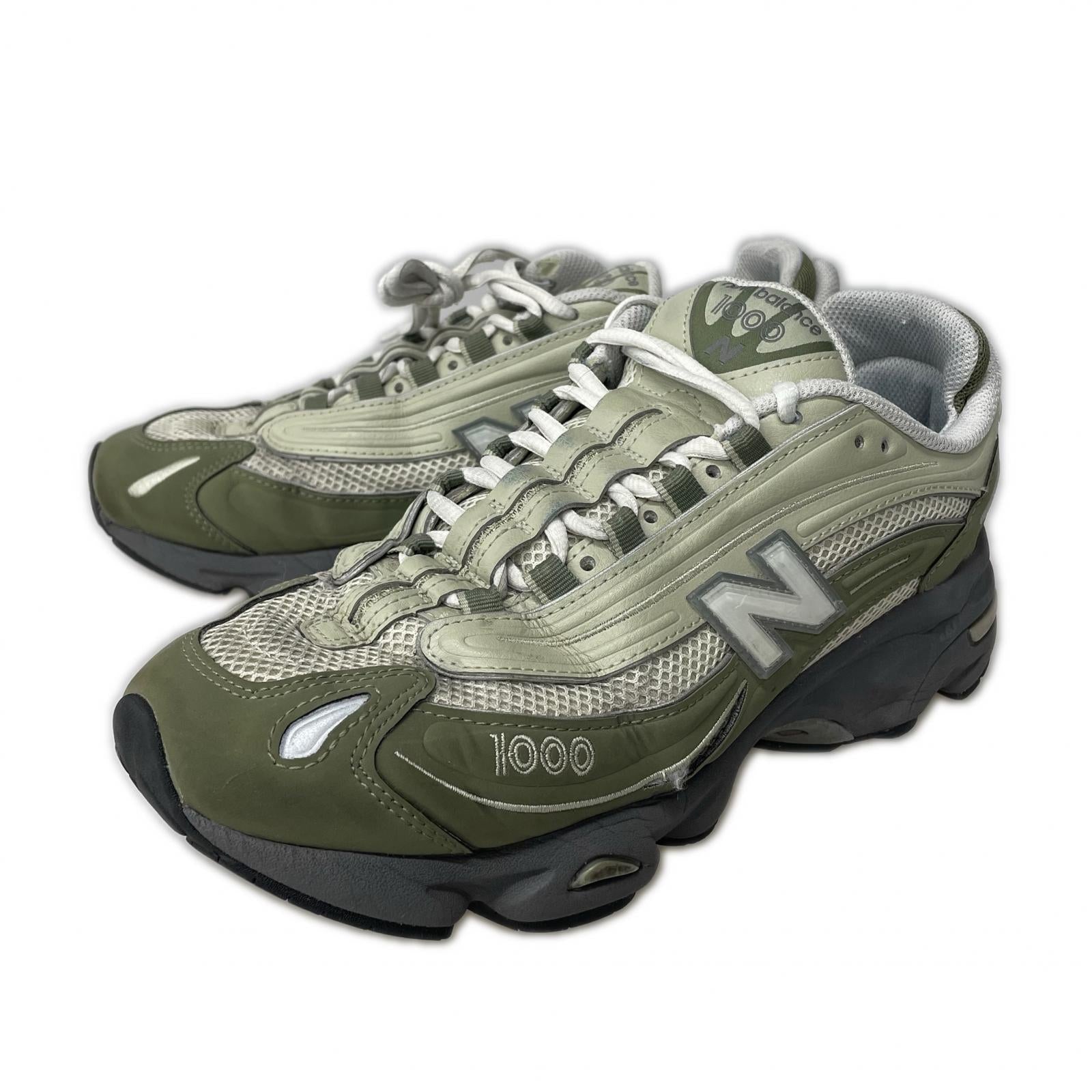スニーカー 1000 Khaki ローカットスニーカー 27.0cm 27cm (US9 UK8 1/2 EU44) グリーン