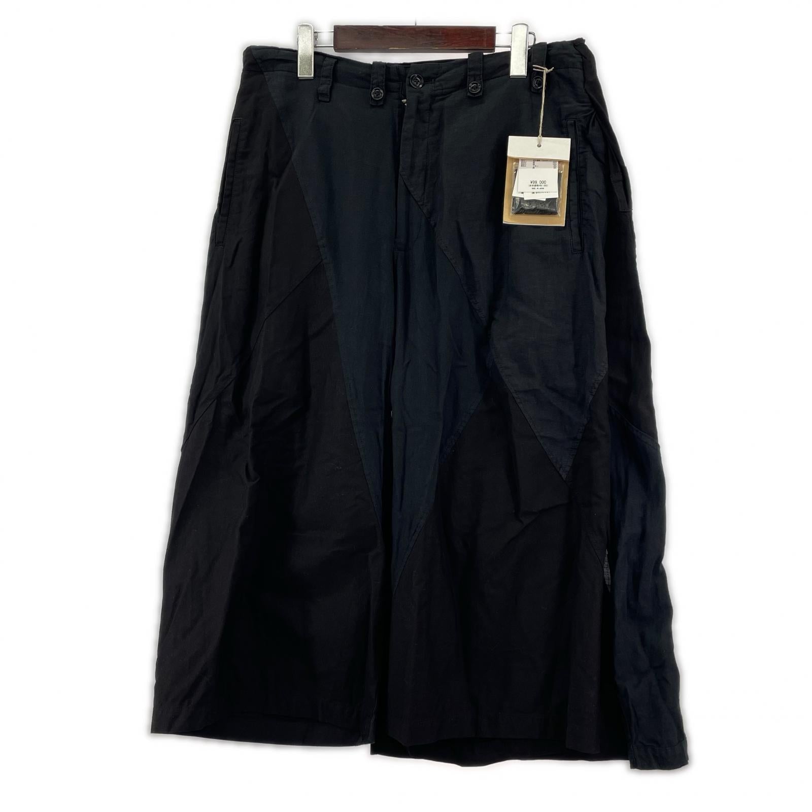 パンツ Wrap Skirt Pants (3) ブラック