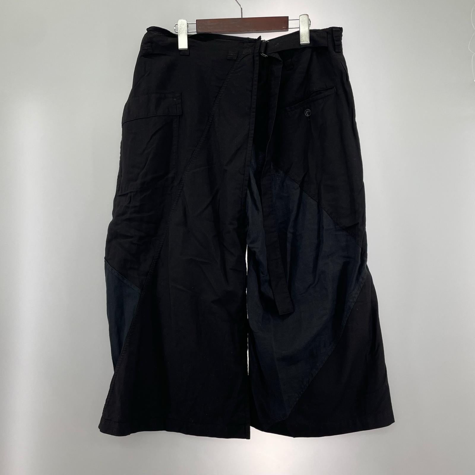 パンツ Wrap Skirt Pants (3) ブラック