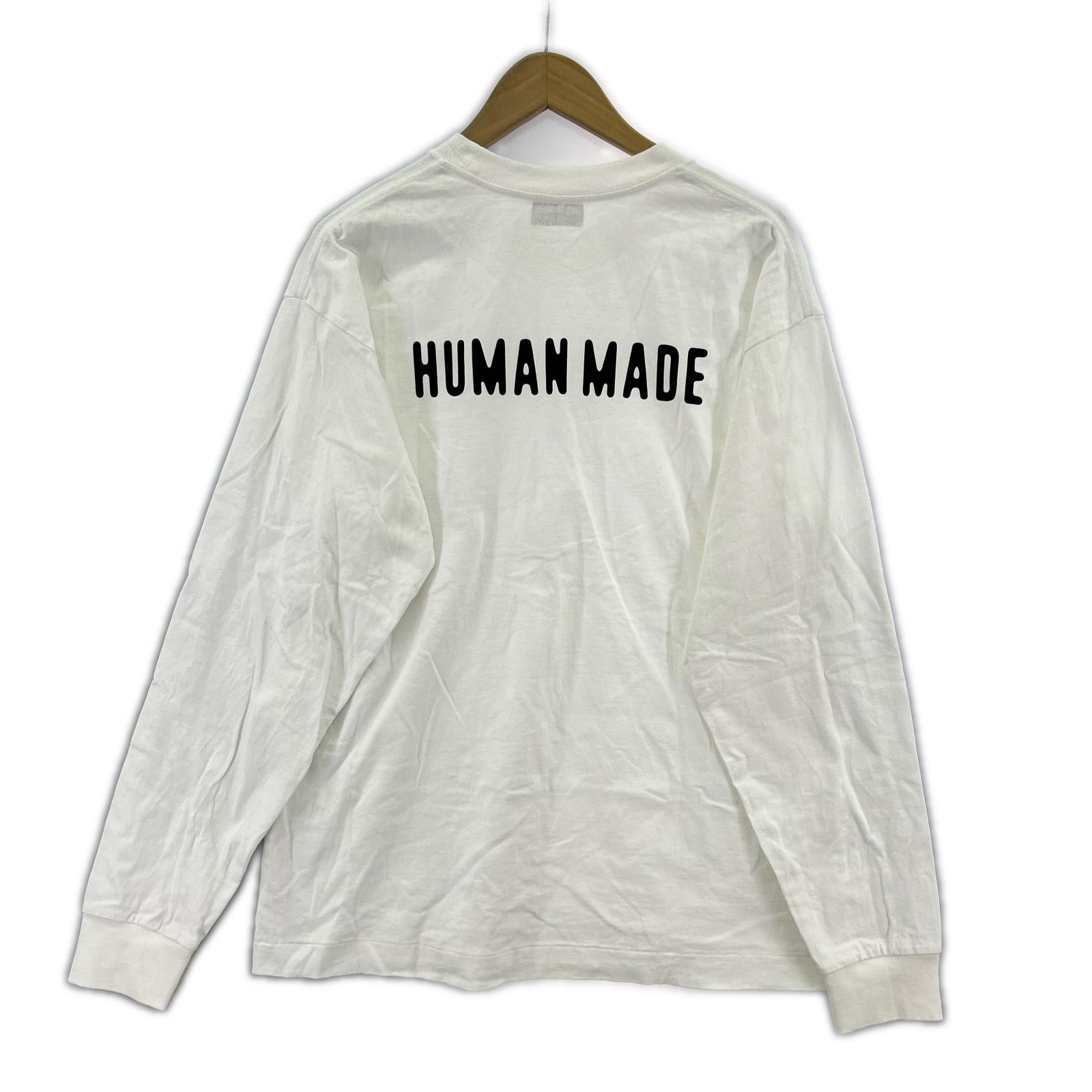 長袖Ｔシャツ HEART BADGE L/S T-SHIRT 白 (L) L ホワイト
