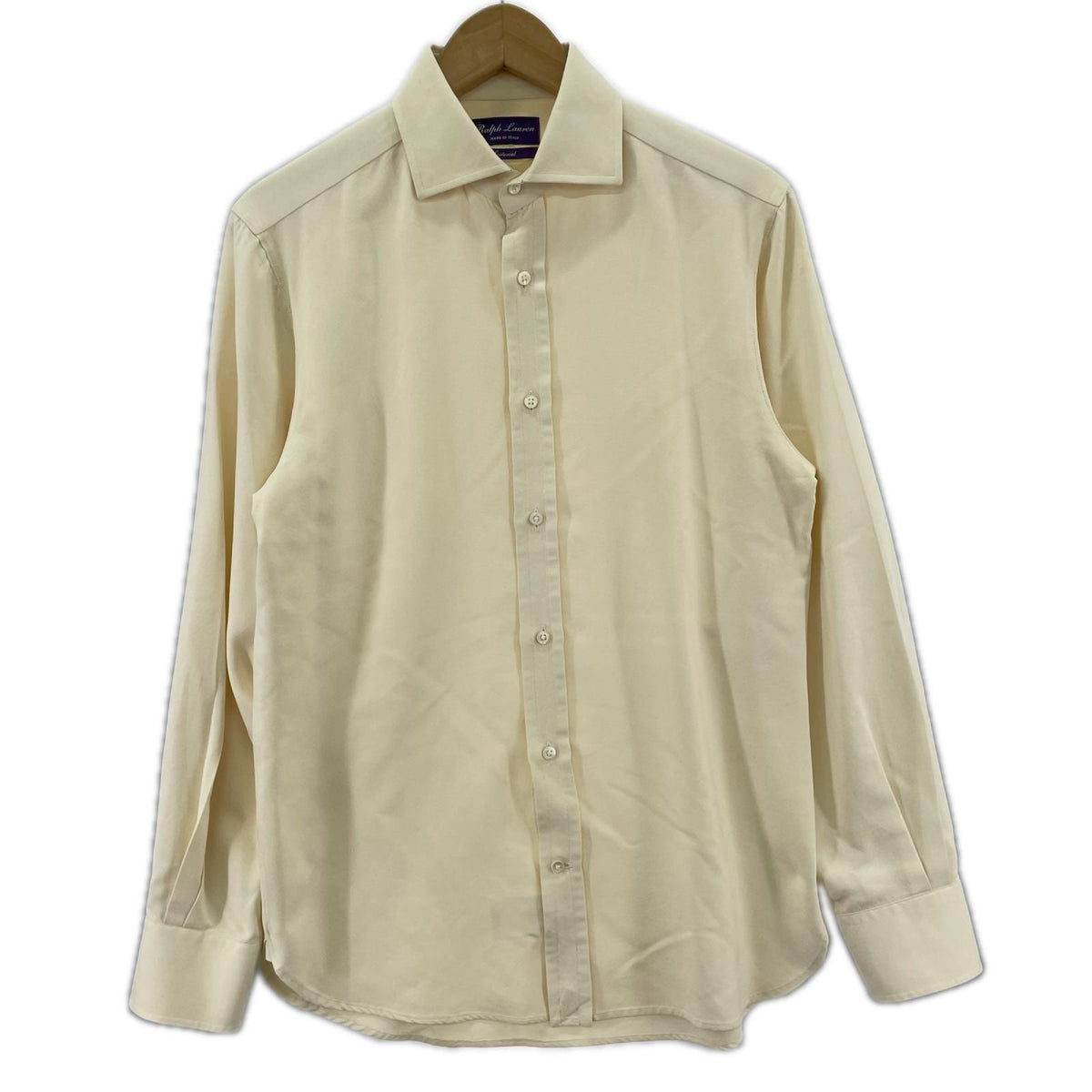 長袖シャツ Purple Label ｼﾙｸLSｼｬﾂ ベージュ