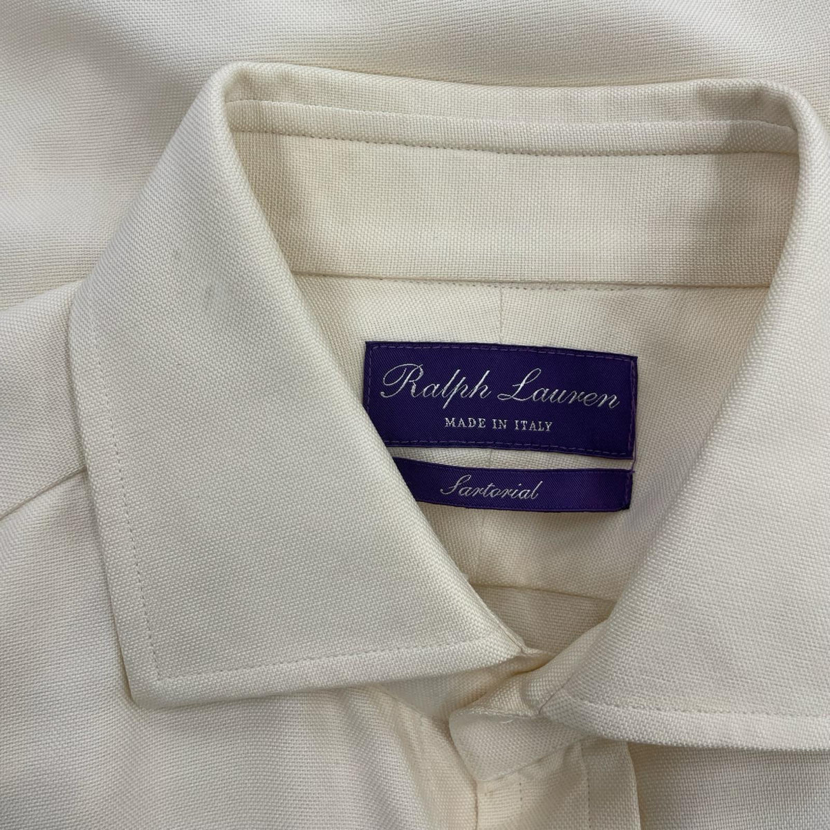 長袖シャツ Purple Label ｼﾙｸLSｼｬﾂ ベージュ