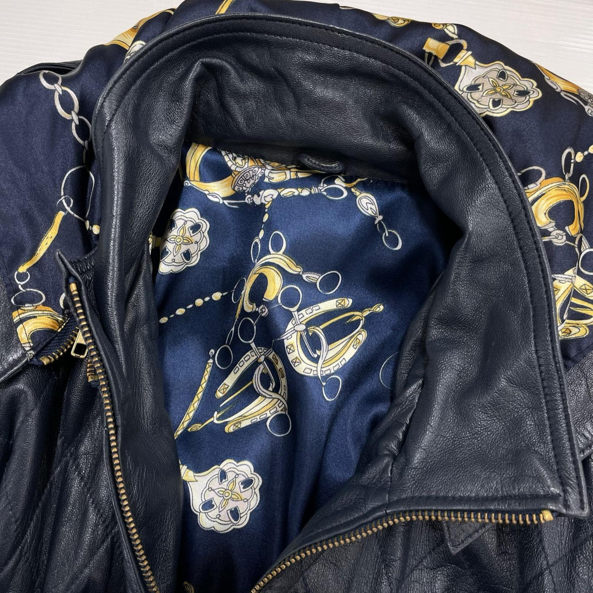 ジャケット ﾚｻﾞｰｼﾞｬｹｯﾄ 紺 ﾌｰﾄﾞ付き ネイビー