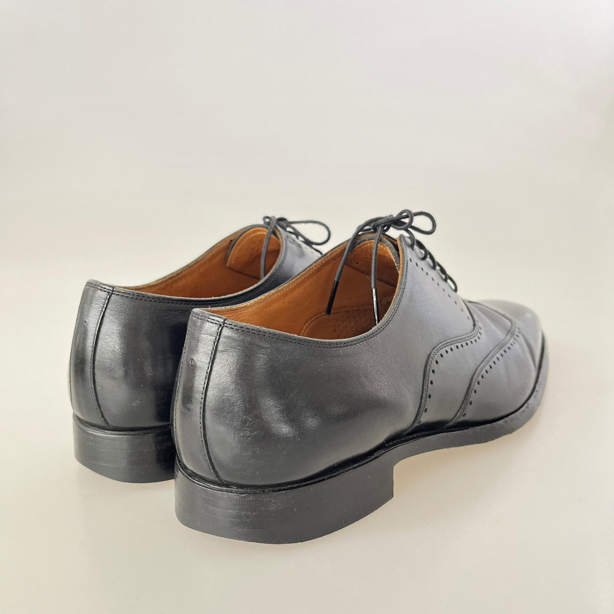 シューズ SCOTCH GRAIN ドレスシューズ ウウィングチップ 黒 (25.5cm) ブラック