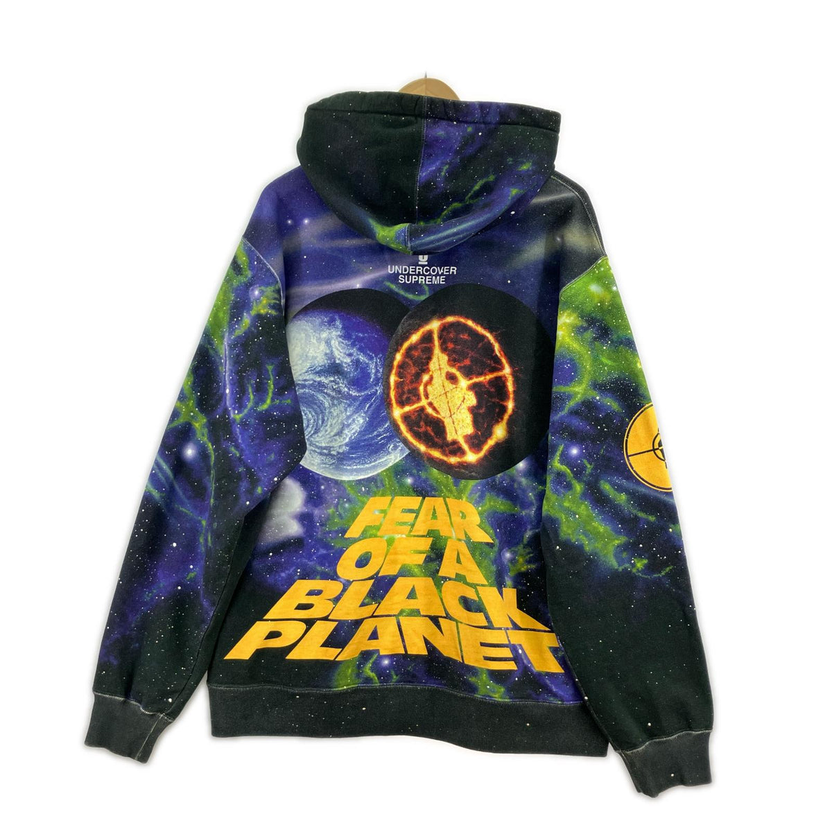 パーカー ×UNDERCOVER Public Enemy 総柄 (L) L