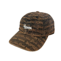 キャップ Multi Type Jacquard Denim 6-Panel 茶 ブラウン