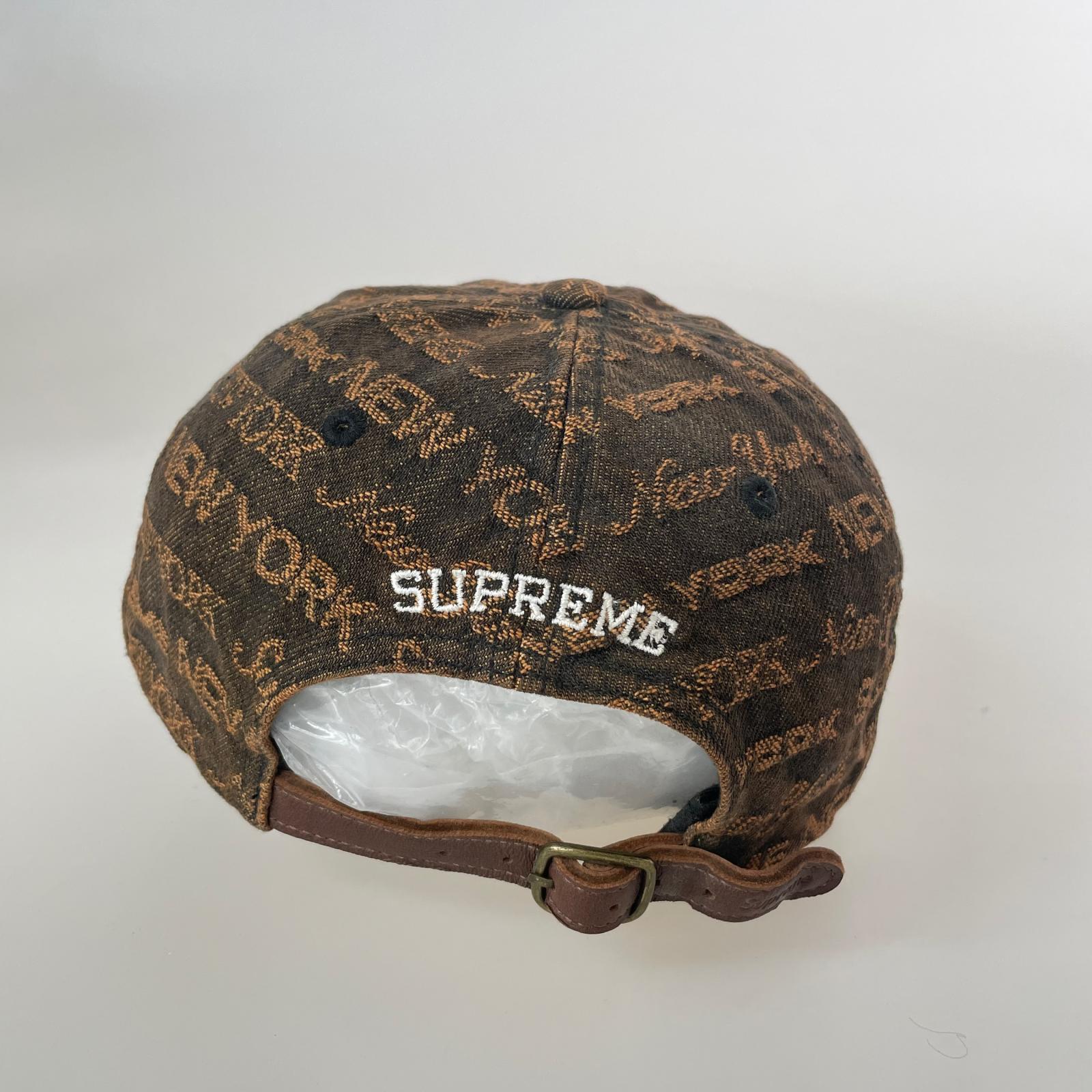 キャップ Multi Type Jacquard Denim 6-Panel 茶 ブラウン