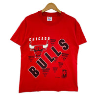 半袖Ｔシャツ CHICAGO BLLS Tシャツ 赤 90s M