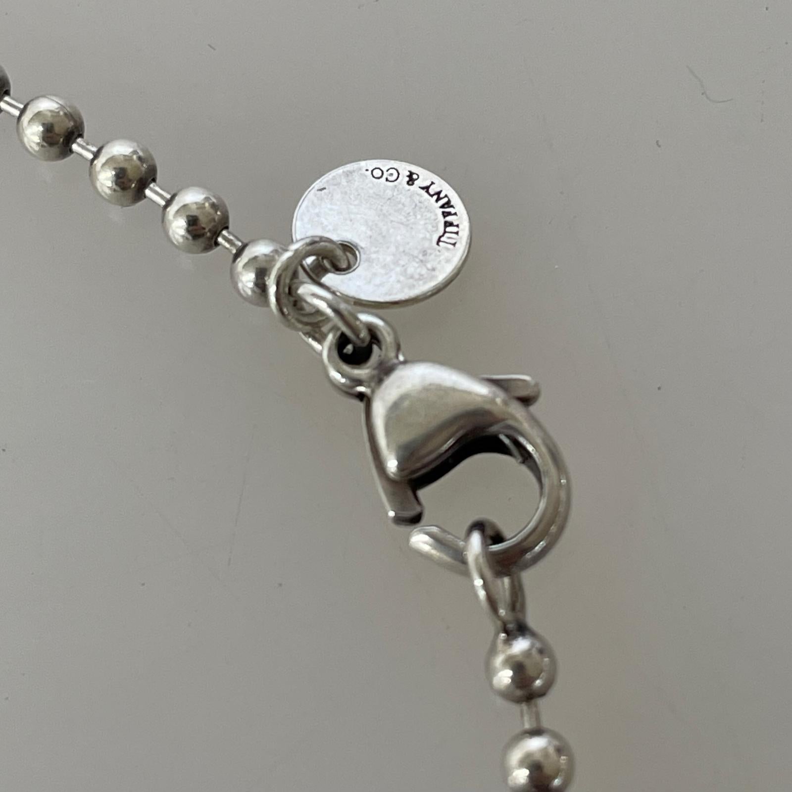 Tiffany＆Co./2003/ﾎﾞｰﾙﾁｪｰﾝﾄﾞｯｸﾞﾀｸﾞﾈｯｸﾚｽ