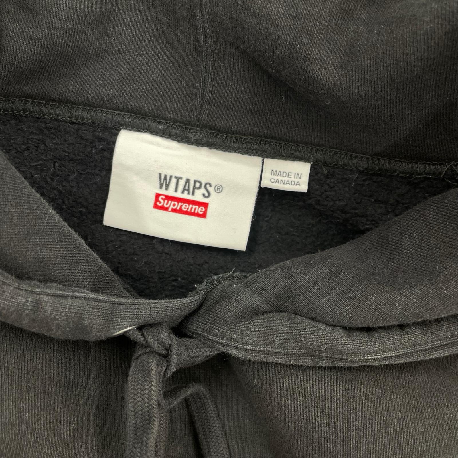 パーカー WTAPS sic'em hooded sweatshirt (L) ﾌﾞﾗｯｸ L ブラック
