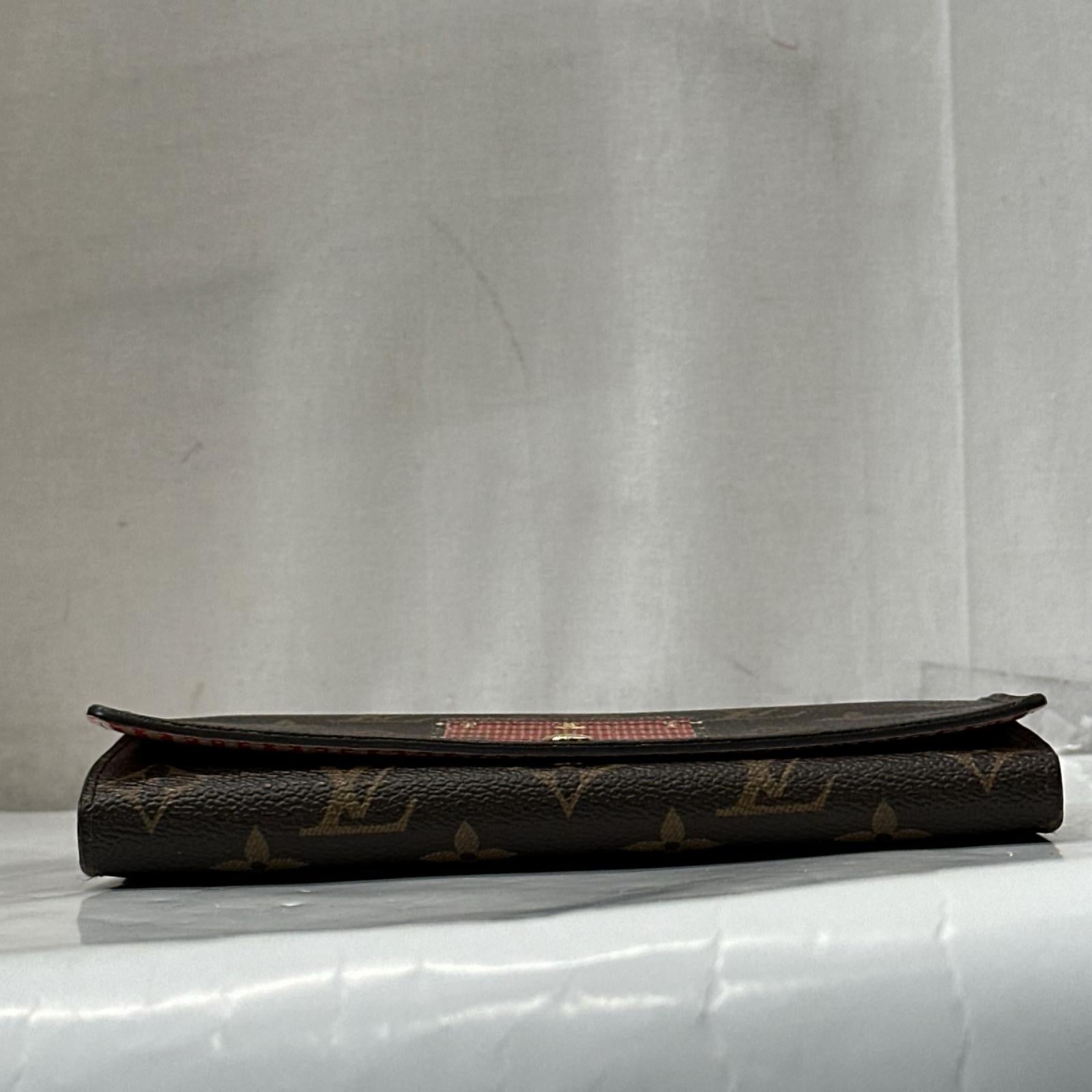 LOUIS VUITTON モノグラム ポルトフォイユ･サラ トランク M60415