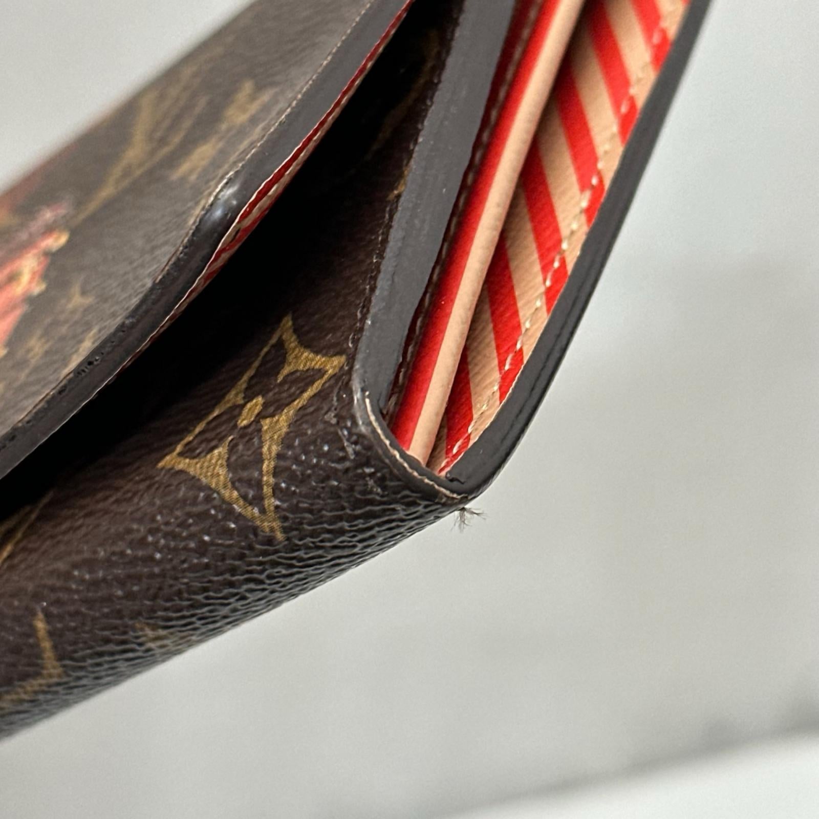 LOUIS VUITTON モノグラム ポルトフォイユ･サラ トランク M60415