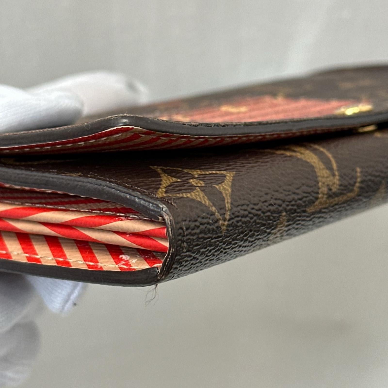 LOUIS VUITTON モノグラム ポルトフォイユ･サラ トランク M60415