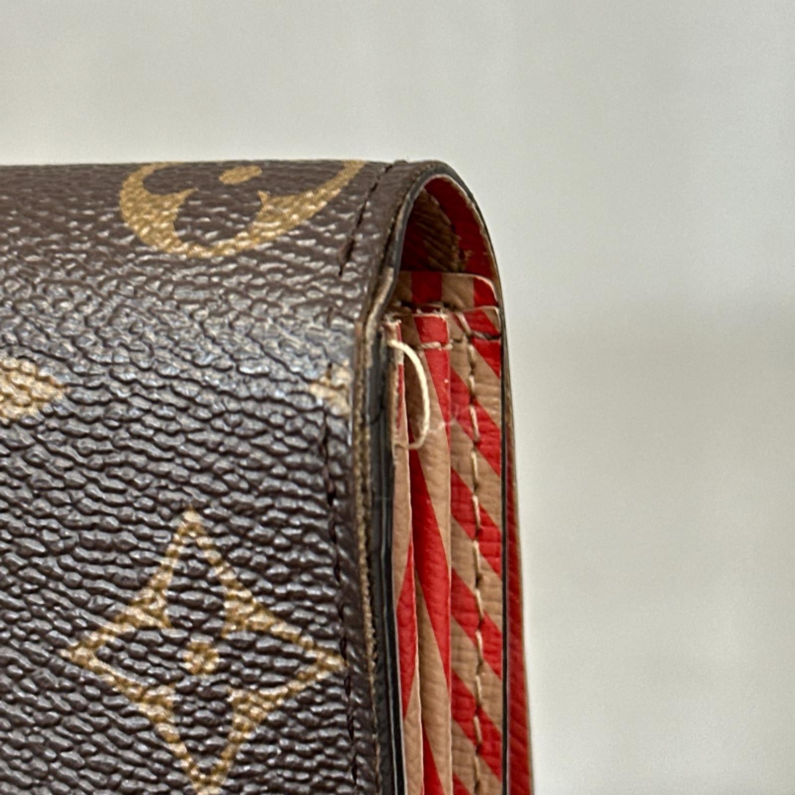 LOUIS VUITTON モノグラム ポルトフォイユ･サラ トランク M60415