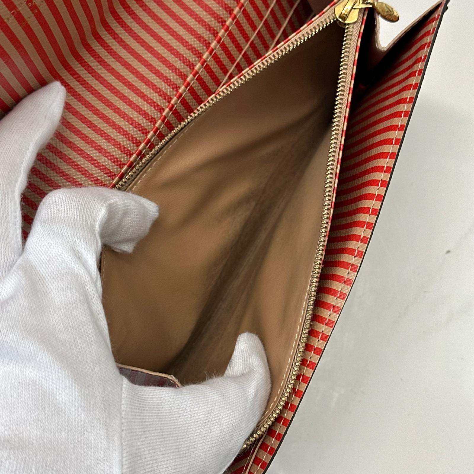 LOUIS VUITTON モノグラム ポルトフォイユ･サラ トランク M60415