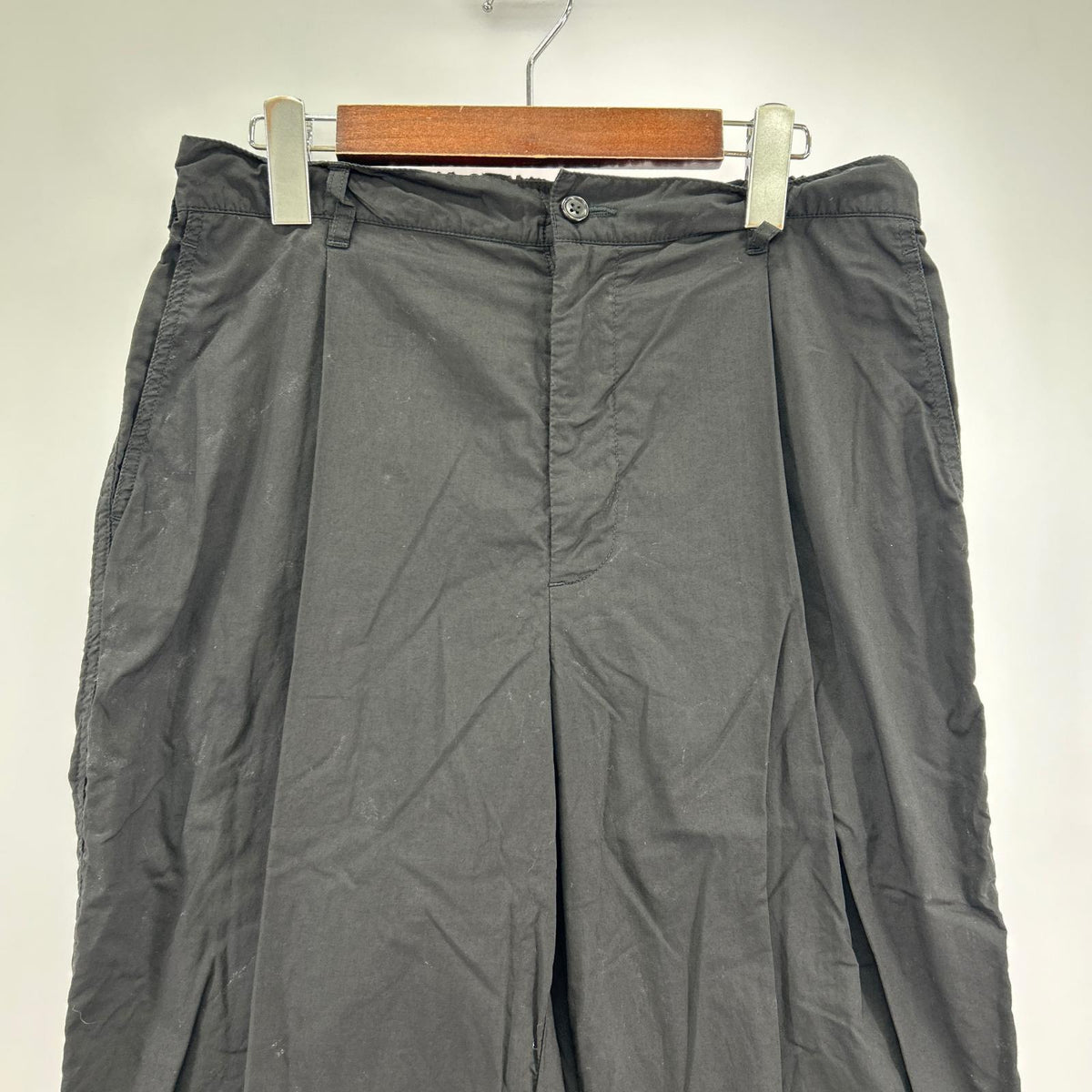 パンツ Garment Dyed Typewriter Slacks/黒 1 ブラック
