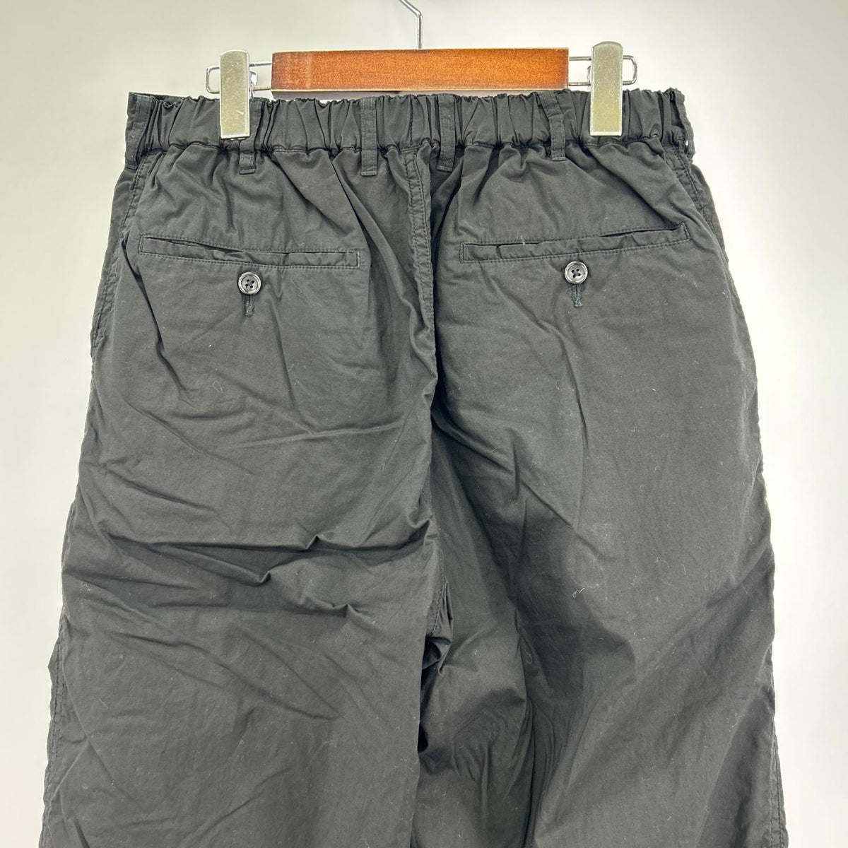 パンツ Garment Dyed Typewriter Slacks/黒 1 ブラック