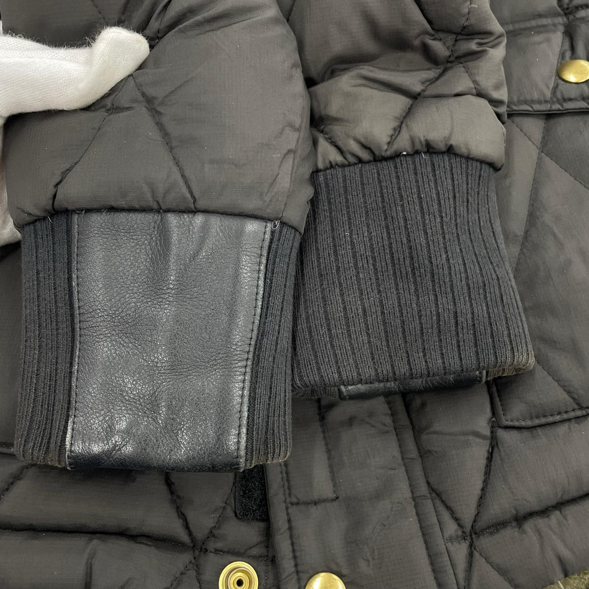 ライダースジャケット RACING DOWN JACKET (M) M カーキ