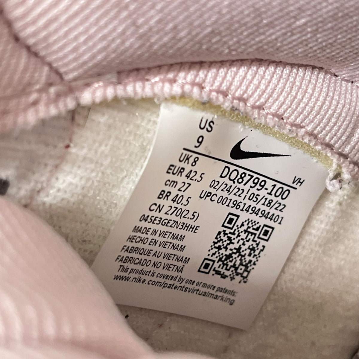 スニーカー DUNK HIGH 1985 27cm (US9 UK8 1/2 EU44)