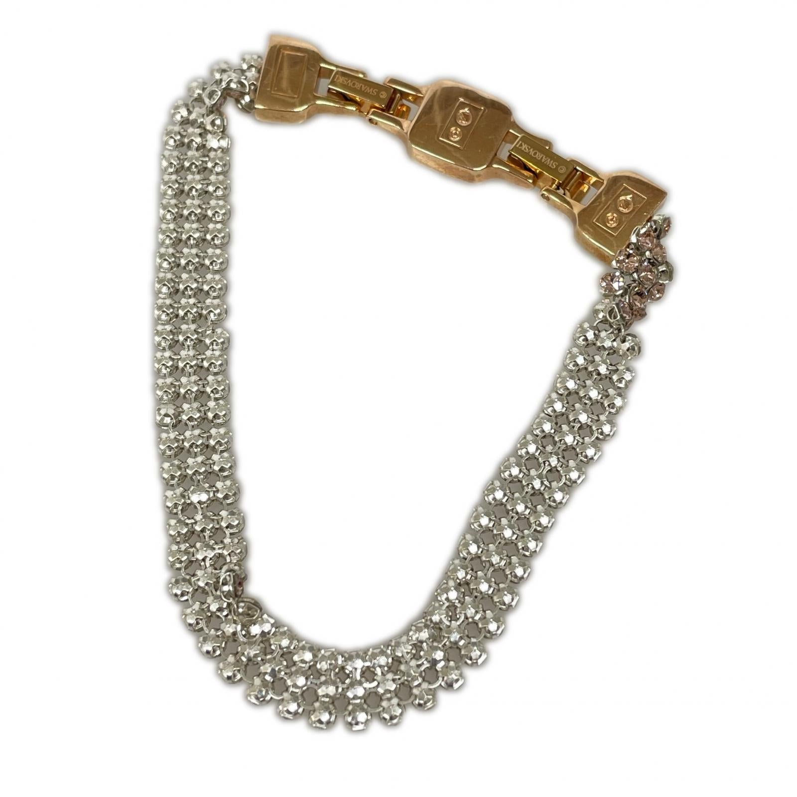 ブレスレット SWAROVSKI CLIM ROSE CRYSTAL MESH
