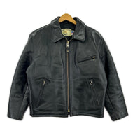 レザージャケット Horsehide Casual Racer Jacket（44） 44 ブラック