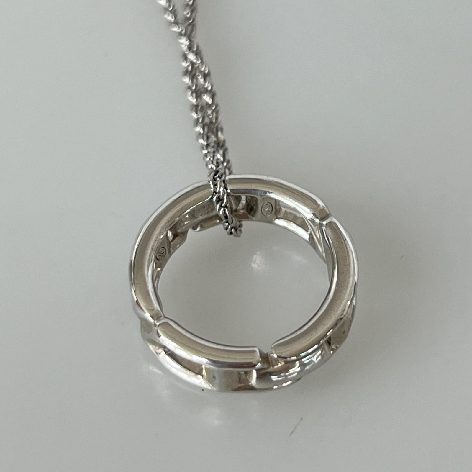 ネックレス SILVER925チェーン リング付き シルバー