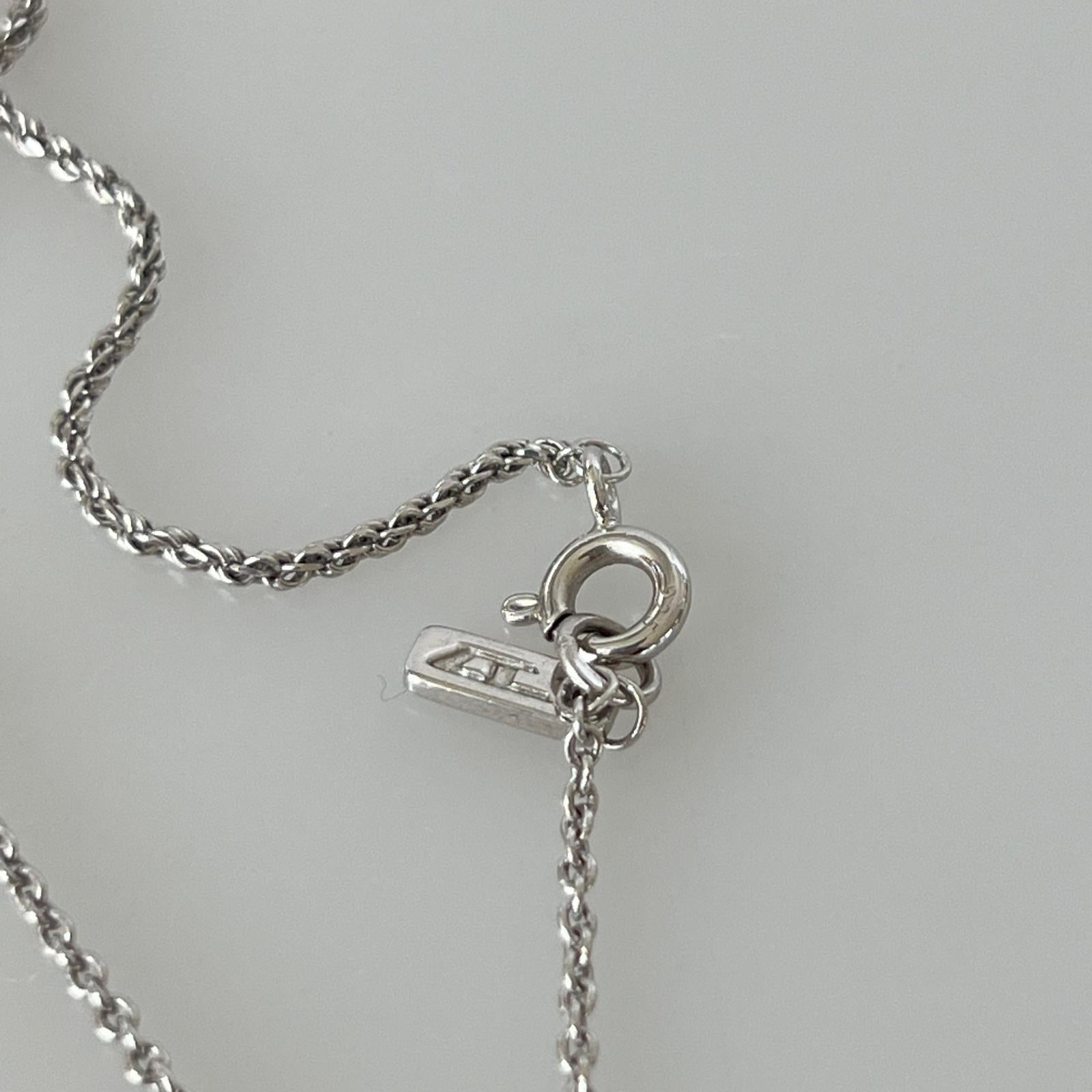 ネックレス SILVER925チェーン リング付き シルバー