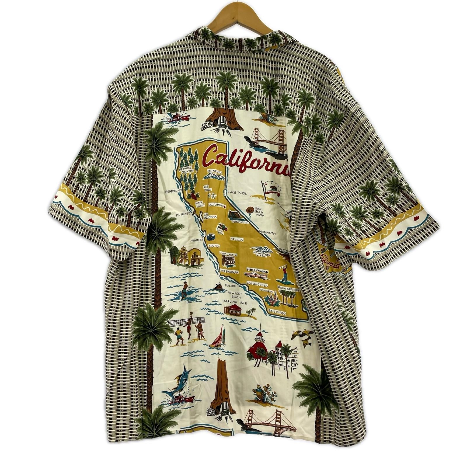 半袖シャツ REYN SPOONER 総柄（XL）