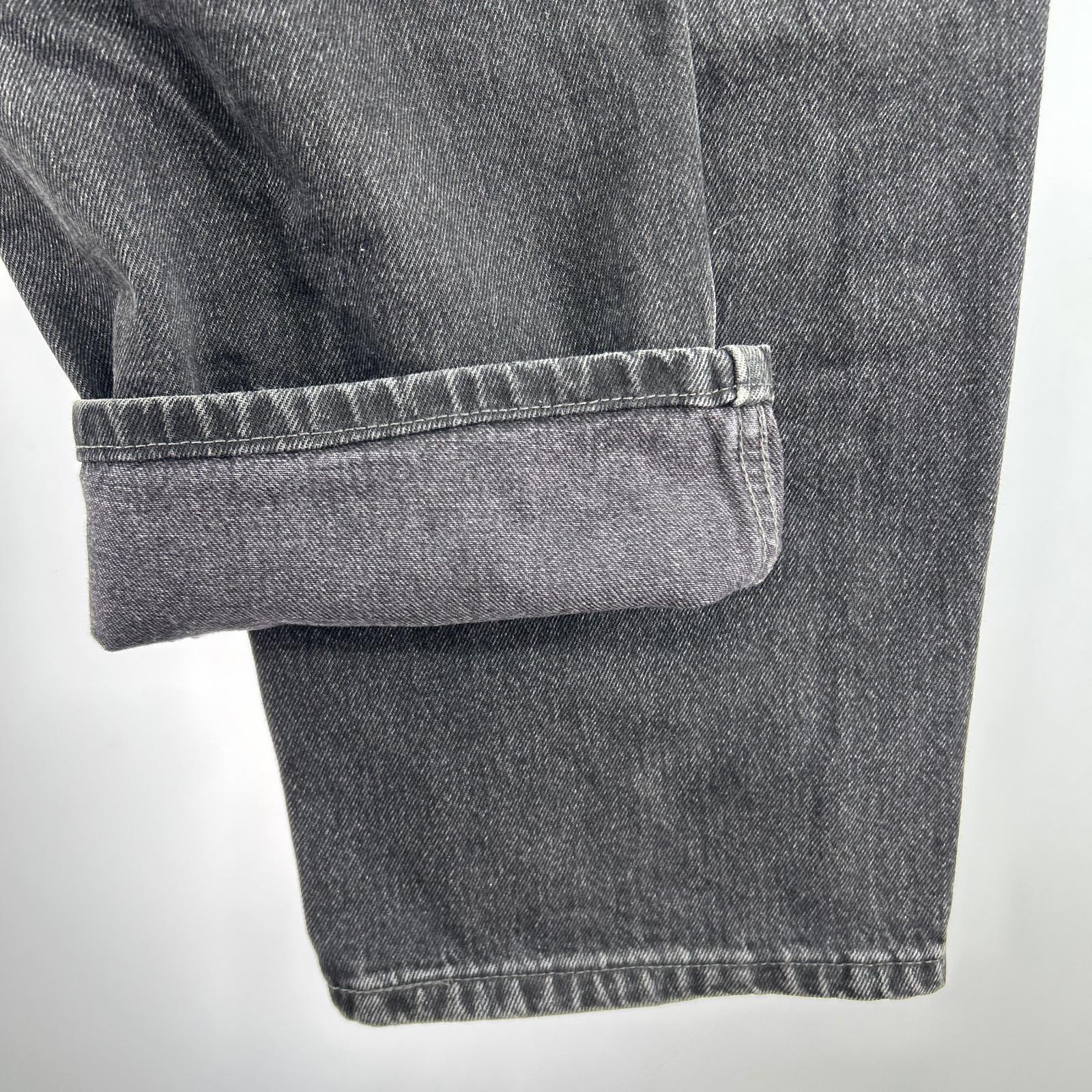 デニムパンツ SILVERTAB BAGGY ペインターデニムパンツ 黒 (30×30) 30 ブラック