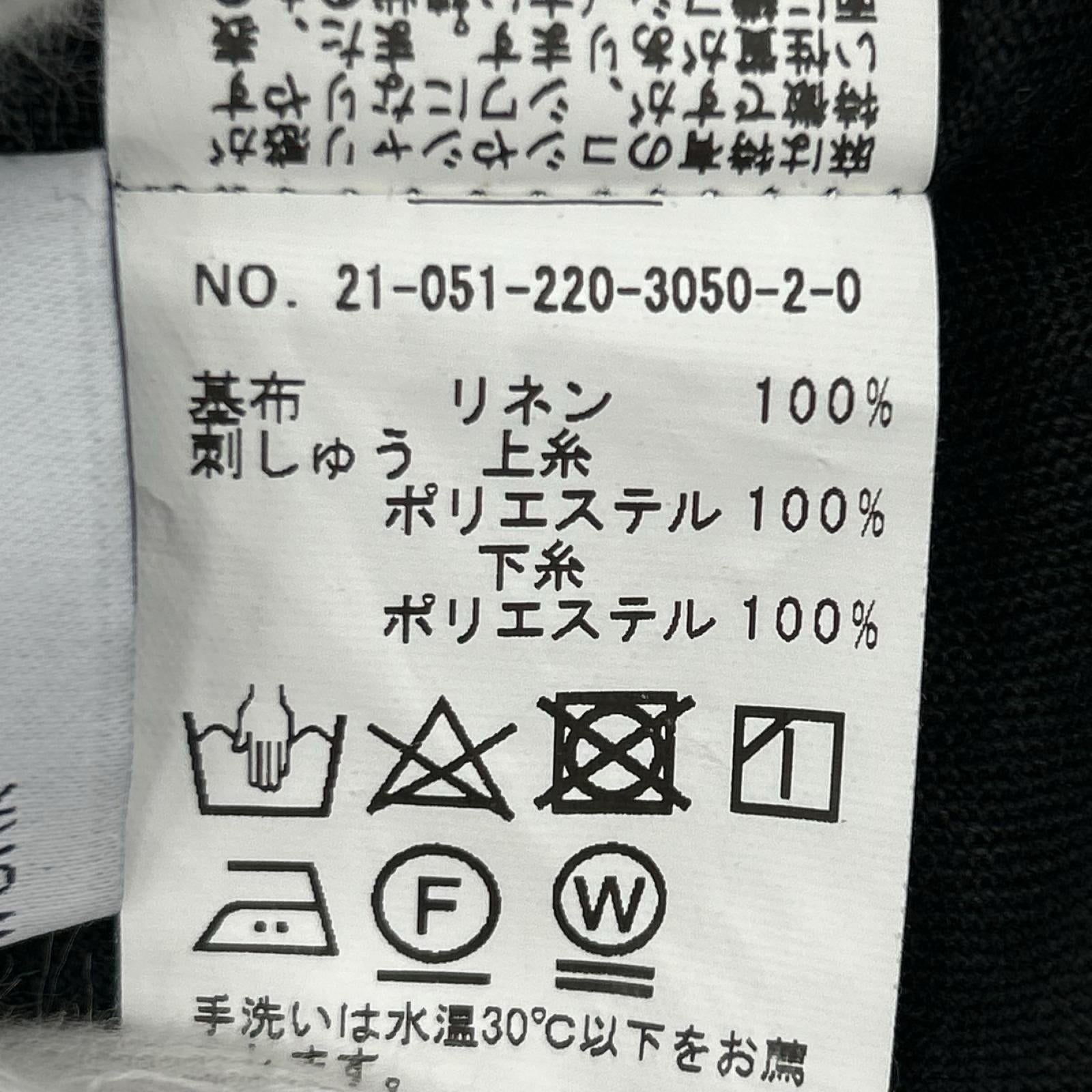 半袖Ｔシャツ ﾘﾈﾝﾌﾞﾗｳｽ/黒 ブラック