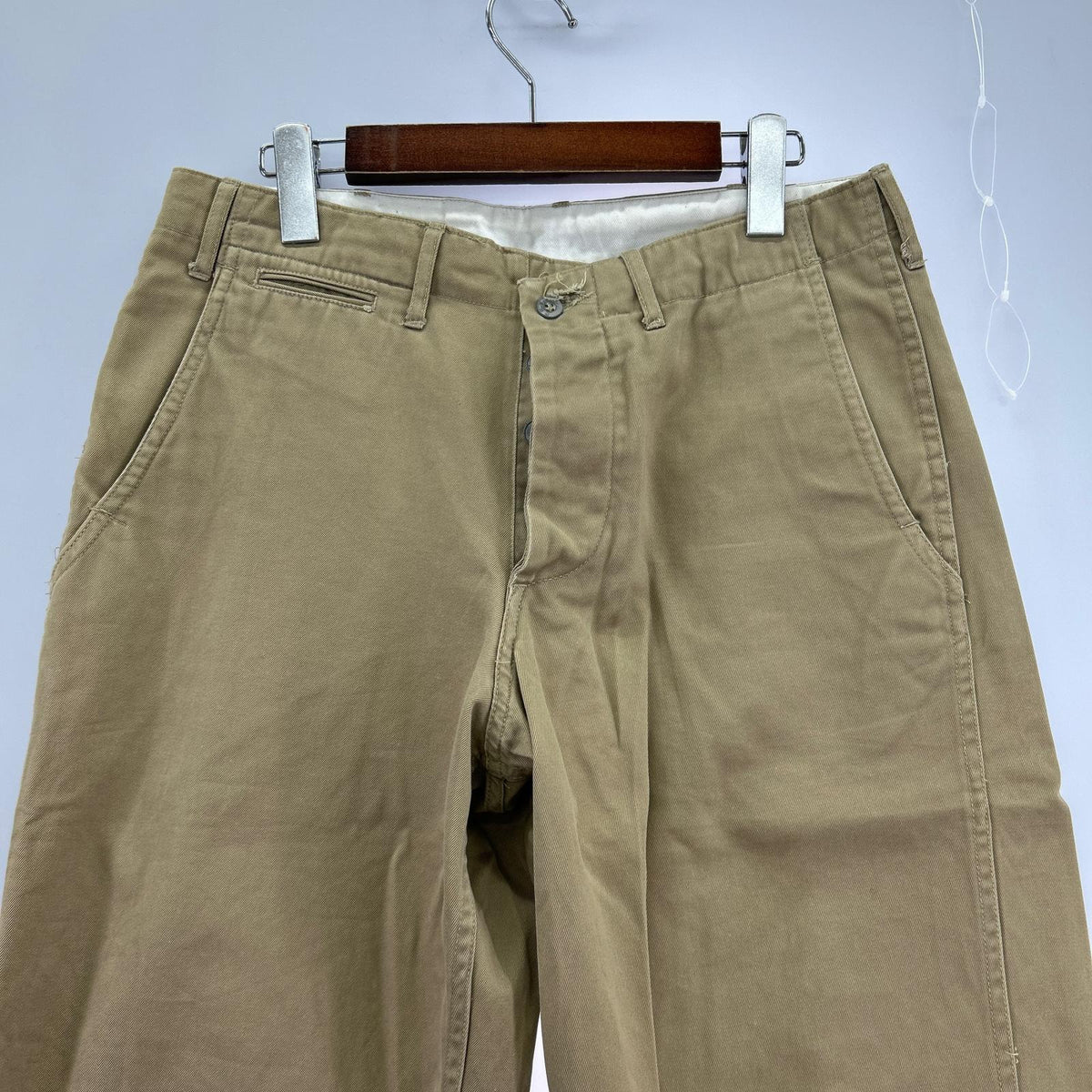 パンツ 40S US ARMY メタルボタン M-41 チノパン BEG W31 ベージュ