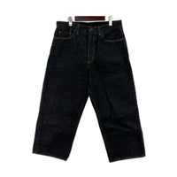 デニムパンツ Engineered Garments ワイドデニムパンツ 黒 M ブラック