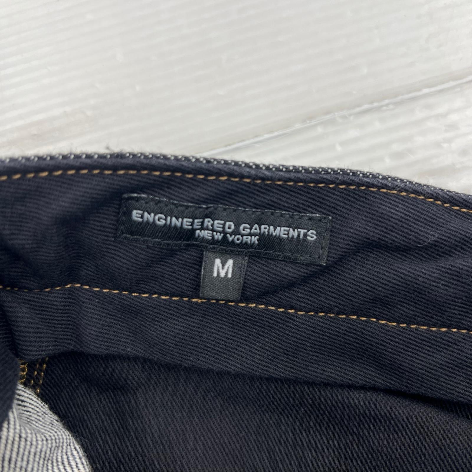 デニムパンツ Engineered Garments ワイドデニムパンツ 黒 M ブラック