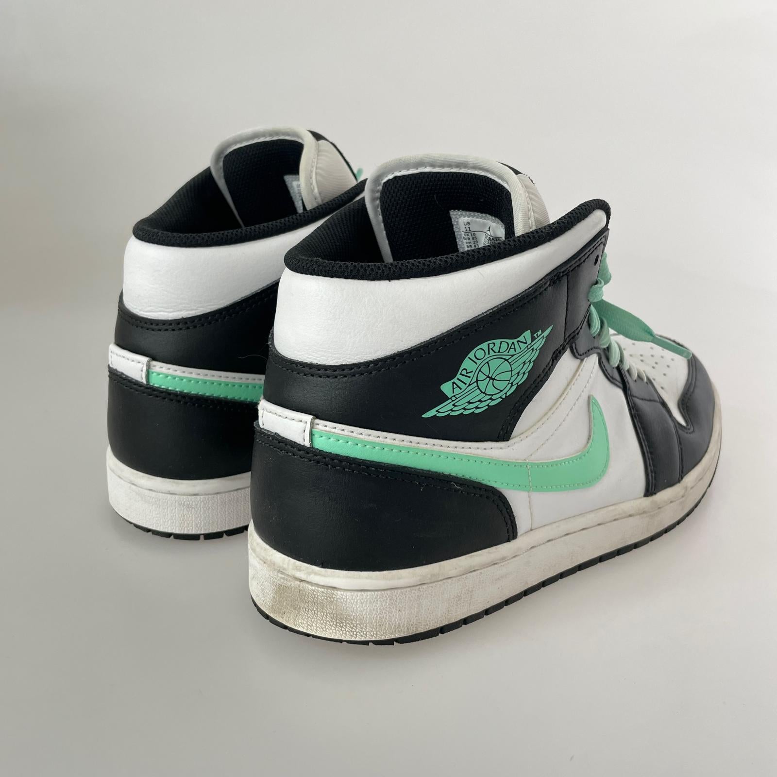 スニーカー AIR JORDAN 1 MID Green Glow 29cm 29cm (US11 UK10 1/2 EU48)