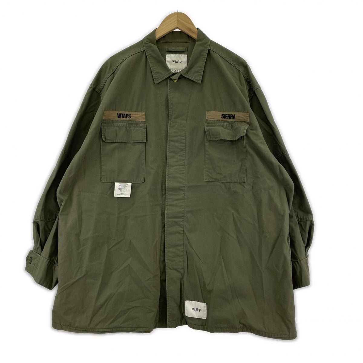 長袖シャツ GUARDIAN JACKET COTTON RIPSTOP (1) 1 グリーン