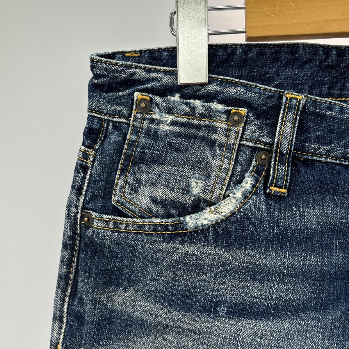 デニムパンツ SLIM JEAN 46 ブルー