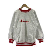 スウェット 90s REVERSE WEAVE リブスウェット L L グレー