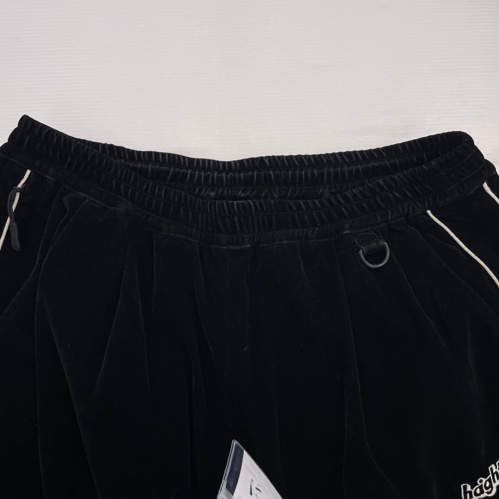 ジャケット HAIGHT ベロアセットアップ XXL 黒 ブラック