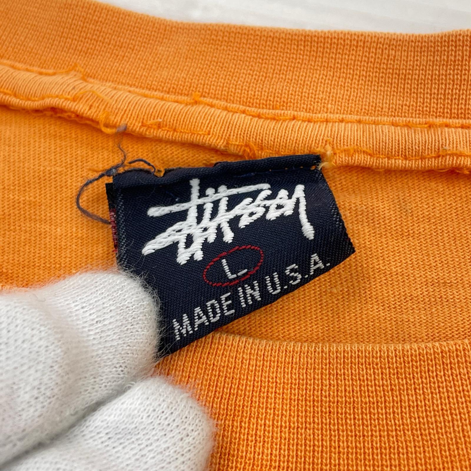 半袖Ｔシャツ 90s USA製 オレンジ (L) L オレンジ