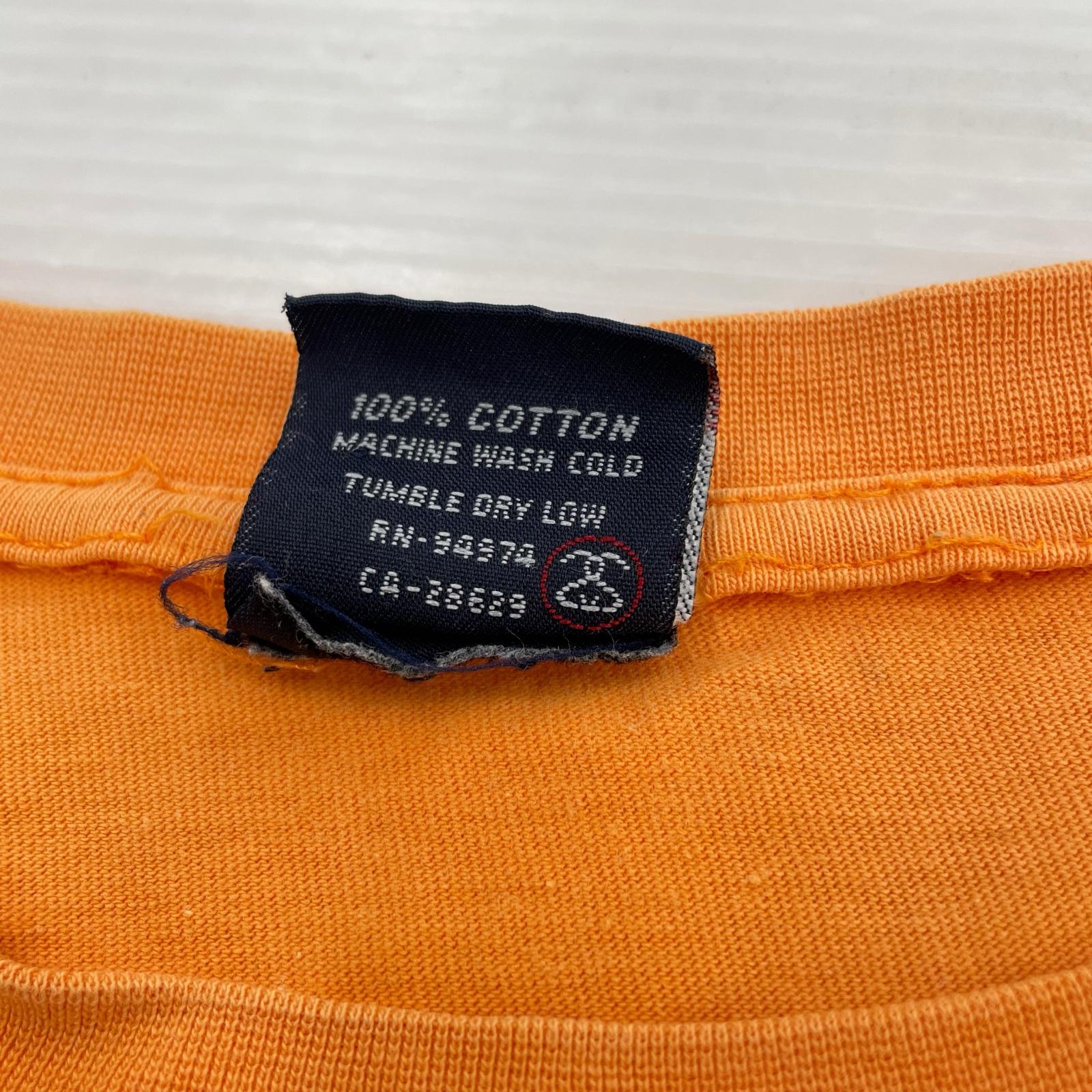 半袖Ｔシャツ 90s USA製 オレンジ (L) L オレンジ
