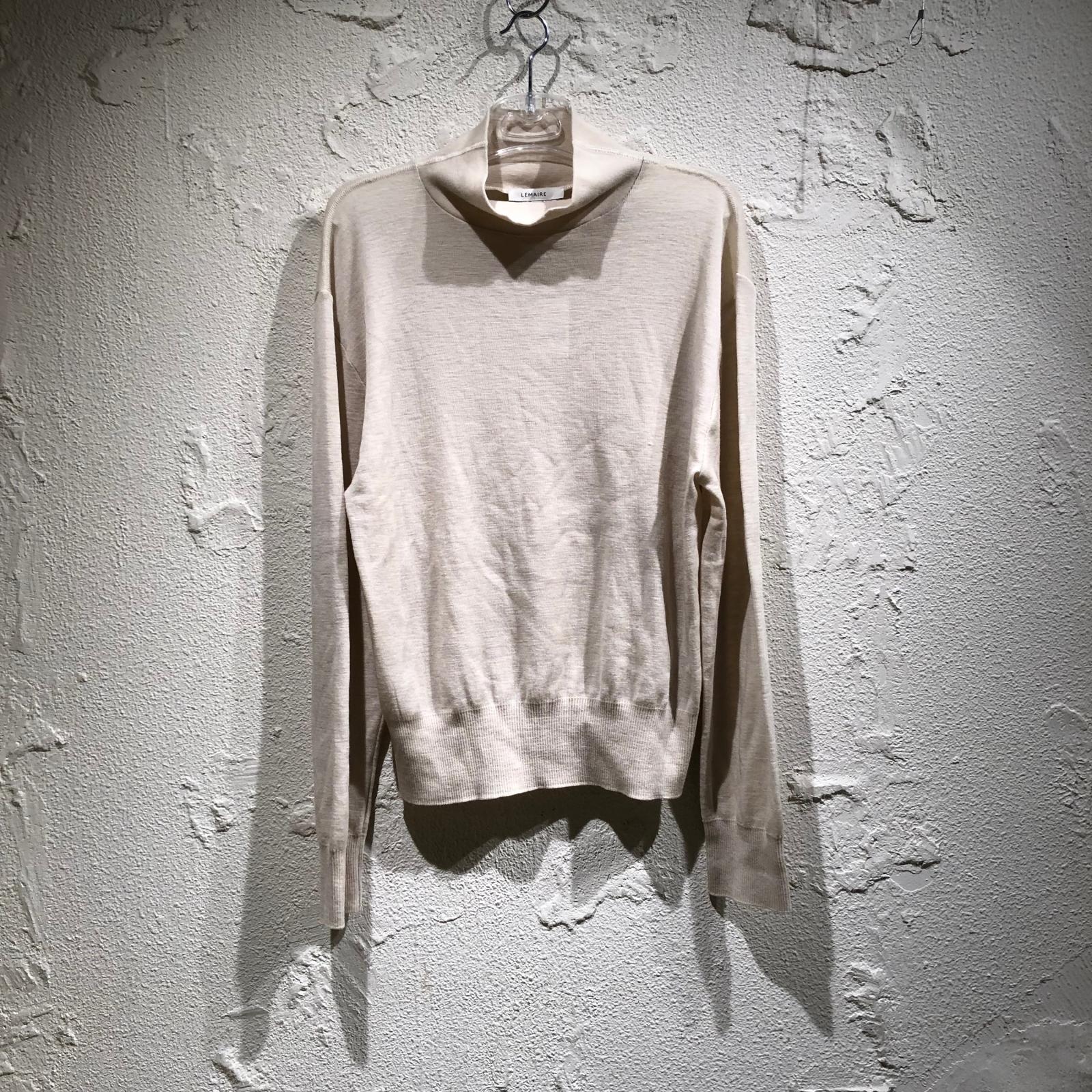 長袖Ｔシャツ LONG SLEEVE RIB TURTLENECK M ベージュ