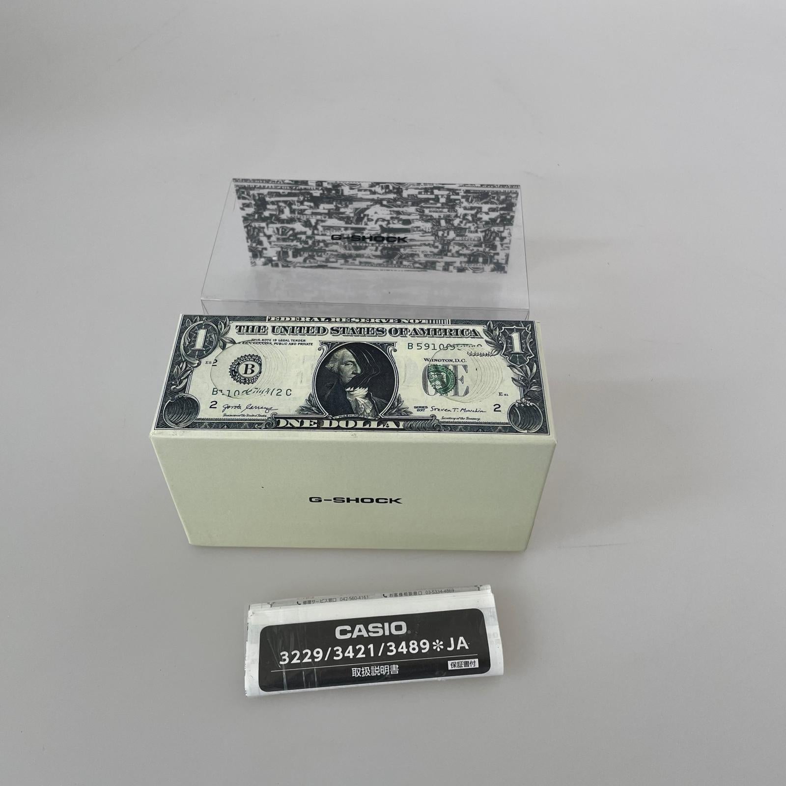 腕時計 KOUSUKE KAWAMURA 1 dollar bill shredded ブラック