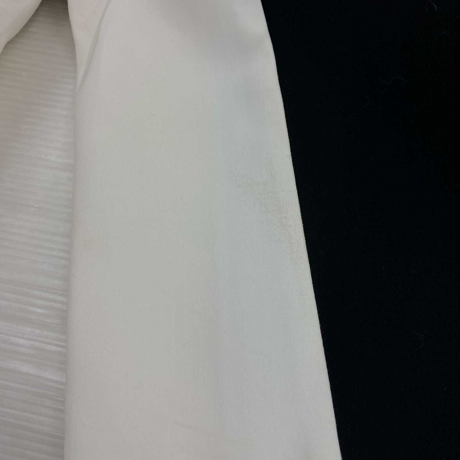 パンツ Black & White Stitched Suit Pants L