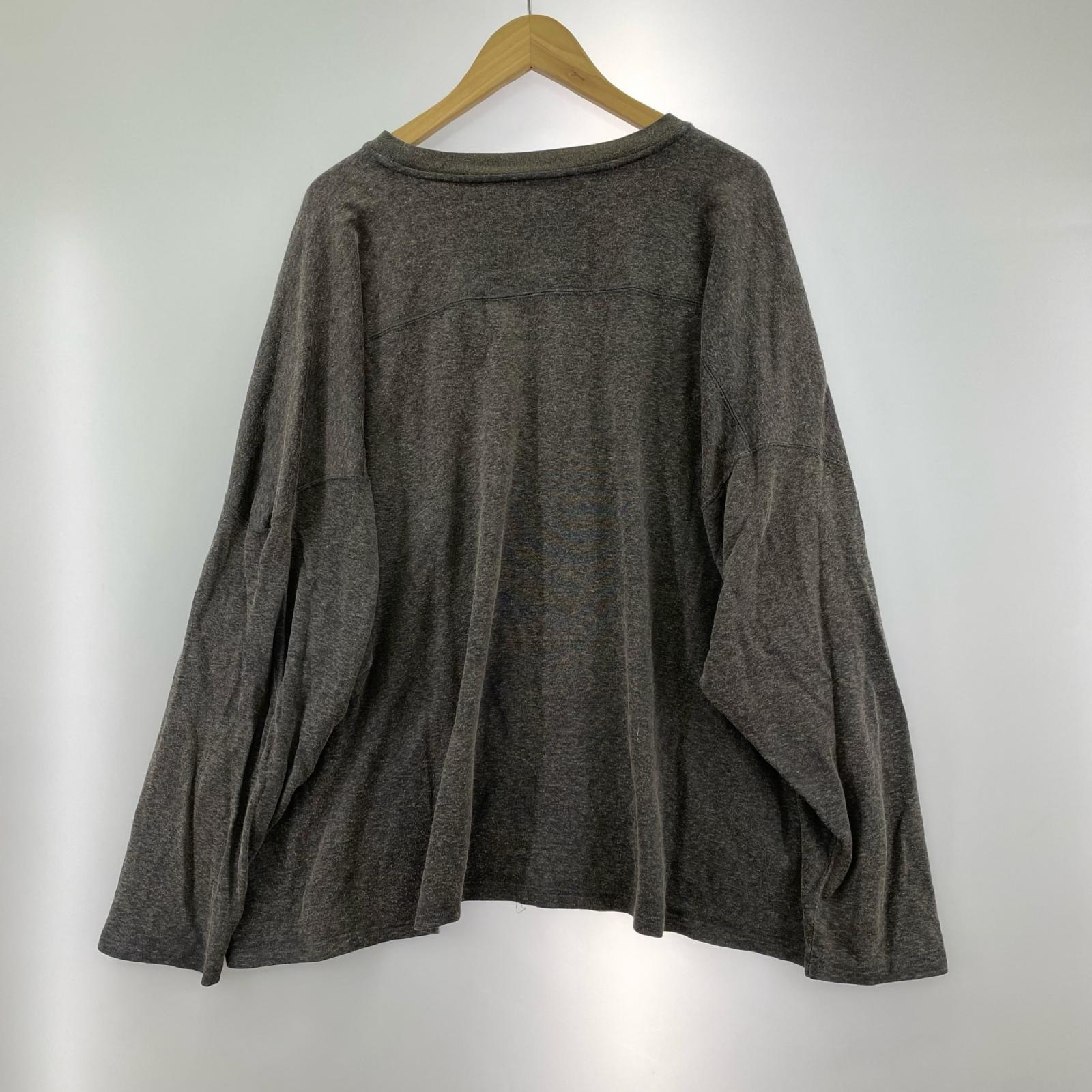 スウェット 26SS"Benjamin" Button Skipper Tee (XL) 黒 グレー