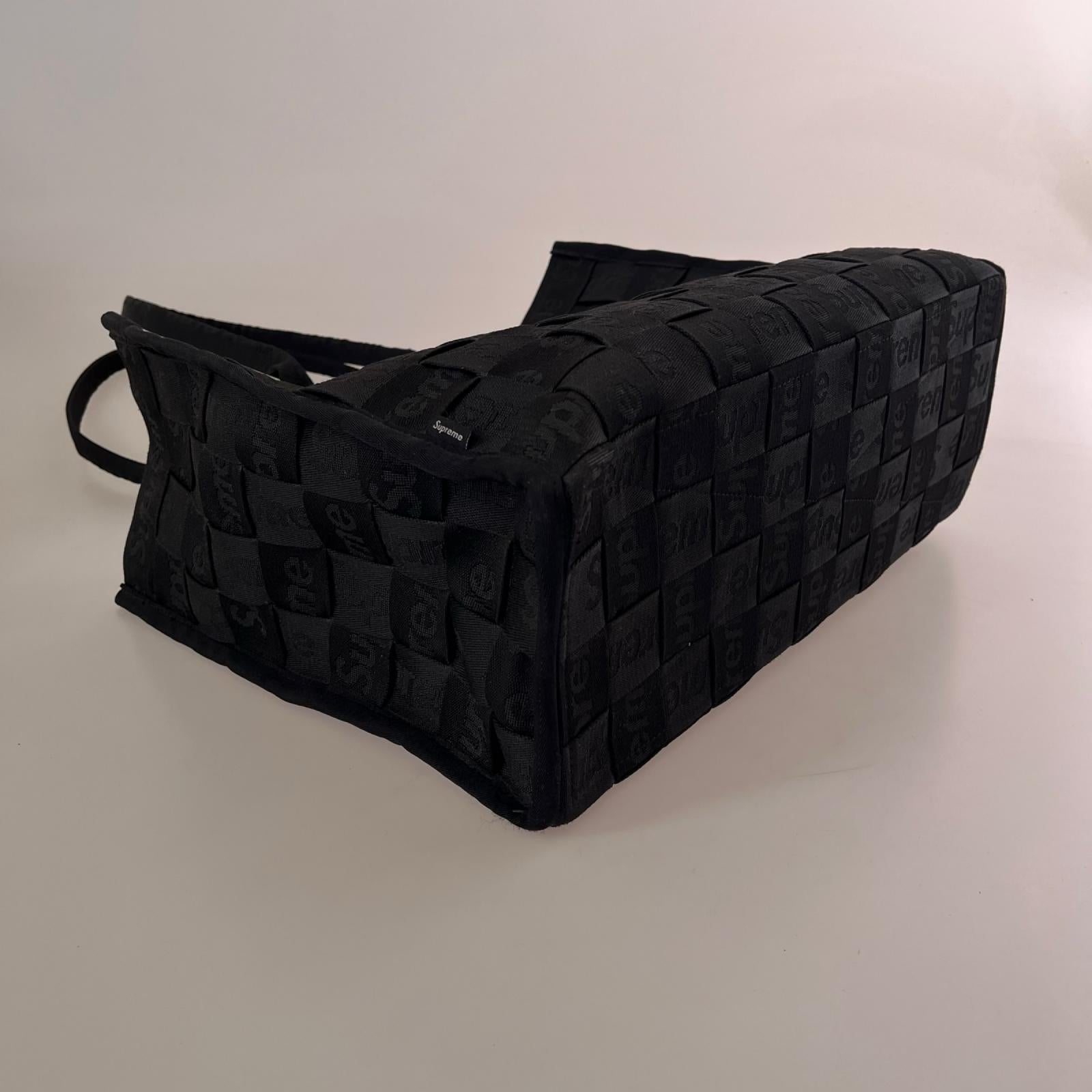 その他バッグ 24ss Woven Tote　黒 ブラック