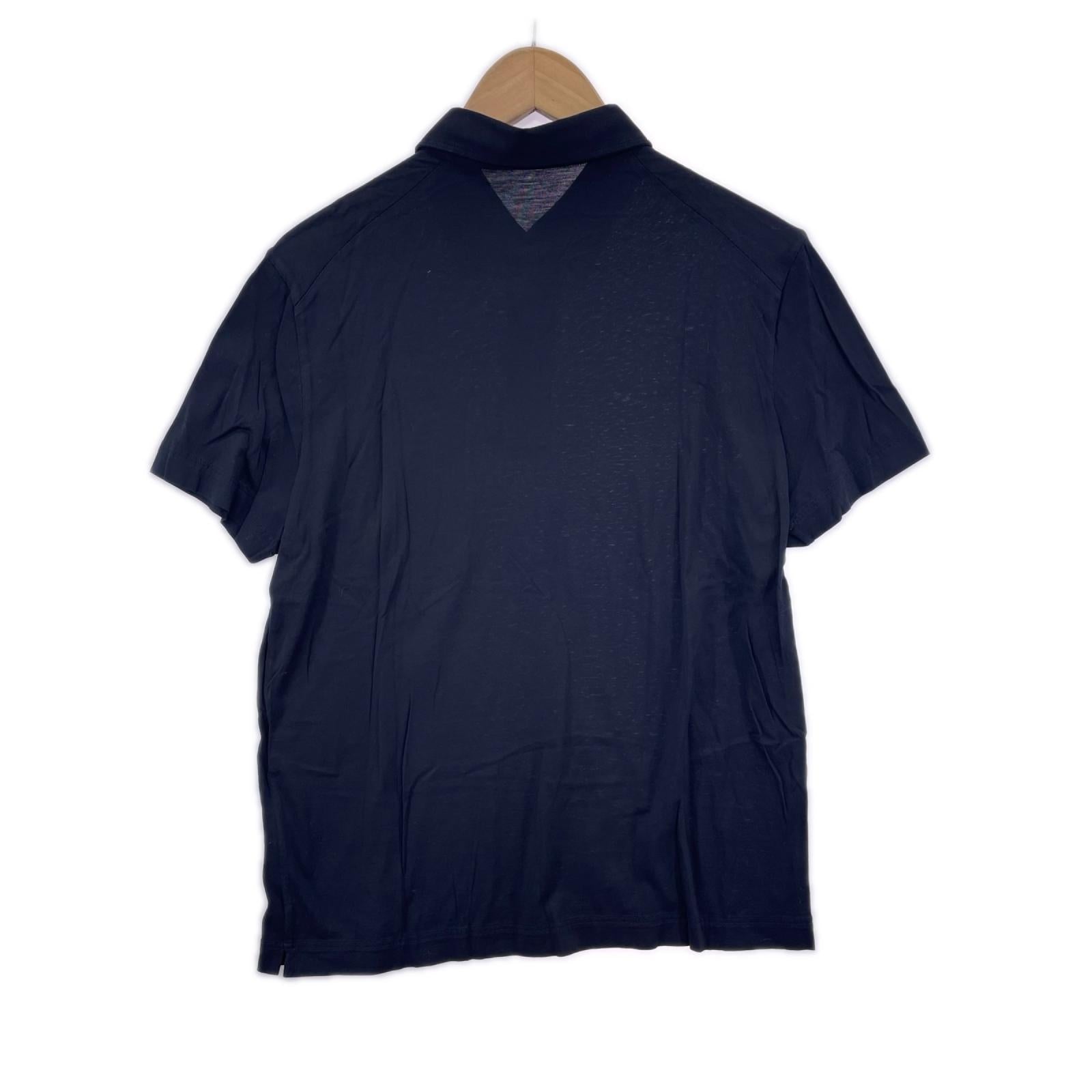 ポロシャツ Berluti ポロシャツ 46 黒 ブラック